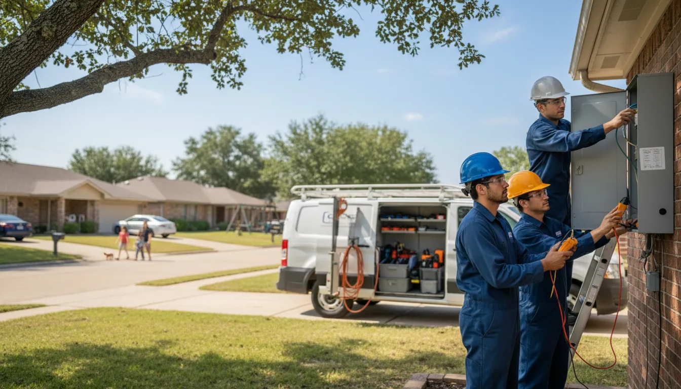 Certified electrician providing emergency electrical services in Standish, CA